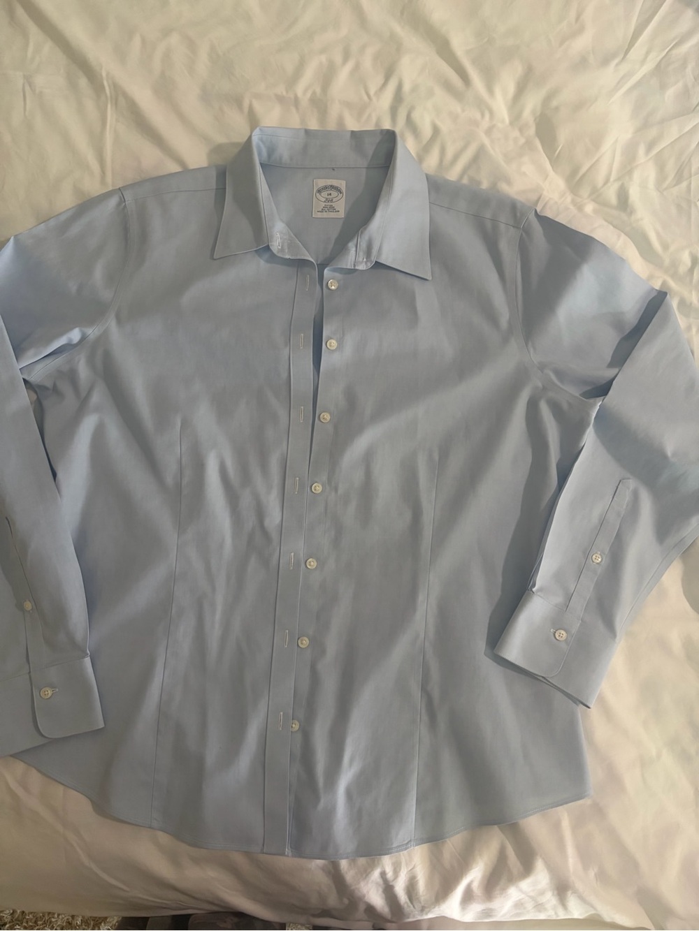 Brooks Brothers Light Blue Women's Button-Down Shirt